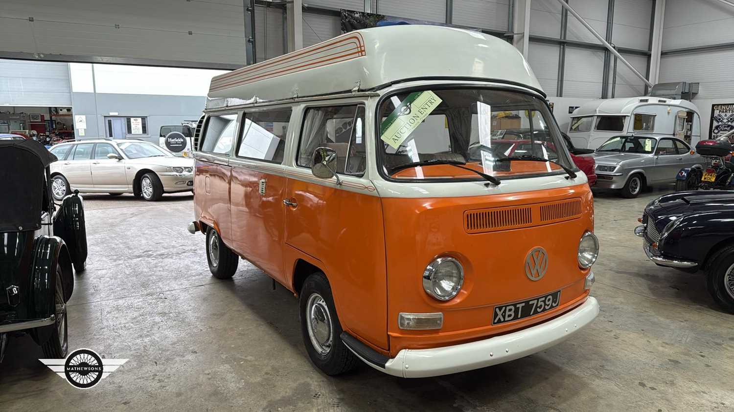 Lot 620 - 1971 VOLKSWAGEN MOTOR CARAVAN