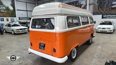 Lot 620 - 1971 VOLKSWAGEN MOTOR CARAVAN