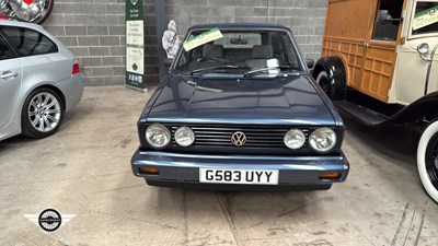 Lot 622 - 1990 VOLKSWAGEN GOLF CLIPPER CABRIO