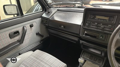 Lot 622 - 1990 VOLKSWAGEN GOLF CLIPPER CABRIO