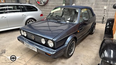 Lot 622 - 1990 VOLKSWAGEN GOLF CLIPPER CABRIO