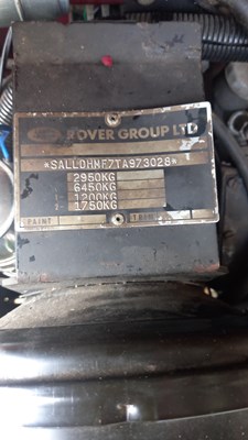 Lot 650 - 1995 LAND ROVER 110 DEFENDER COUNTY SWTDI