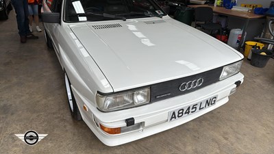 Lot 282 - 1984 AUDI QUATTRO RHD
