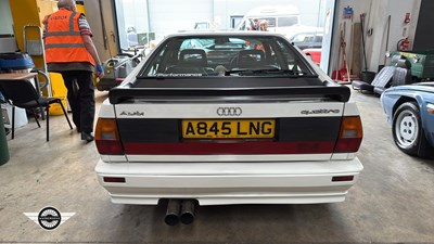 Lot 282 - 1984 AUDI QUATTRO RHD
