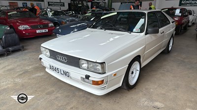 Lot 282 - 1984 AUDI QUATTRO RHD