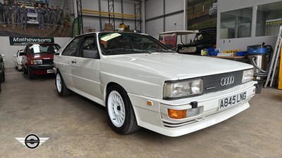 Lot 282 - 1984 AUDI QUATTRO RHD