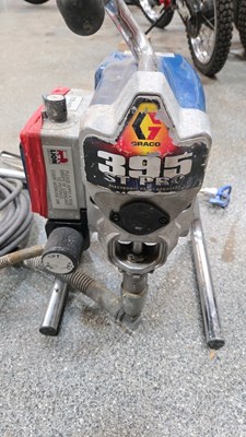 Lot 573 - GRACO 395 ST PRO 110 V AIRLESS PAINT SPRAYER WITH LANCE