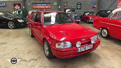 Lot 796 - 1987 FORD ESCORT RS TURBO