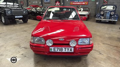 Lot 796 - 1987 FORD ESCORT RS TURBO