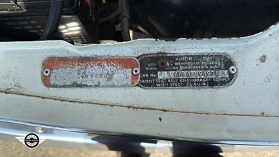 Lot 874 - 1972 AUSTIN 1300