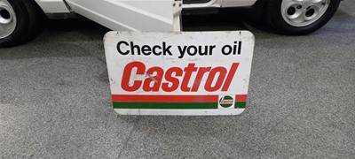 Lot 482 - CASTROL SIGN