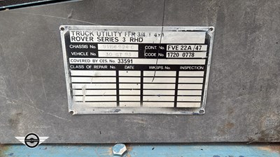 Lot 890 - 1979 LAND ROVER