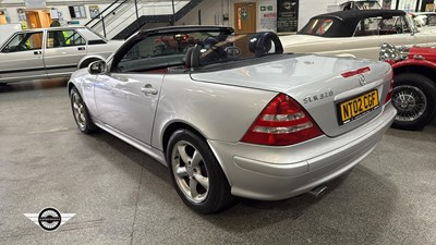 Lot 850 - 2002 MERCEDES SLK 320