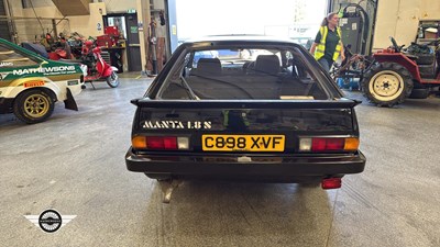 Lot 872 - 1985 OPEL MANTA BERLINETTA