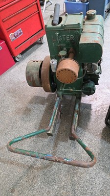 Lot 881 - LISTER DH4 STATIONARY ENGINE + LONCIN DIESEL GENERATOR LC3800DC
