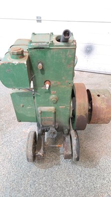 Lot 881 - LISTER DH4 STATIONARY ENGINE + LONCIN DIESEL GENERATOR LC3800DC