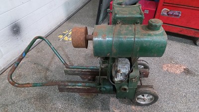 Lot 881 - LISTER DH4 STATIONARY ENGINE + LONCIN DIESEL GENERATOR LC3800DC