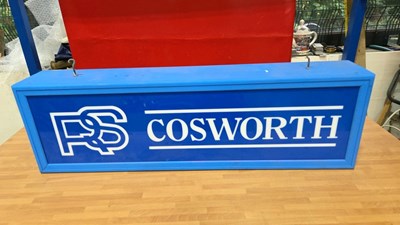 Lot 555 - RS COSWORTH LIGHT UP SIGN