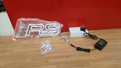 Lot 147 - NEON RS LIGHT UP SIGN 16" X 6"