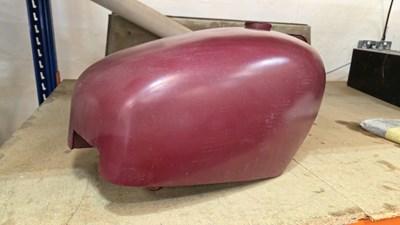 Lot 427 - 1950/60'S FLYING SQUIRREL SCOTT PETROL TANK