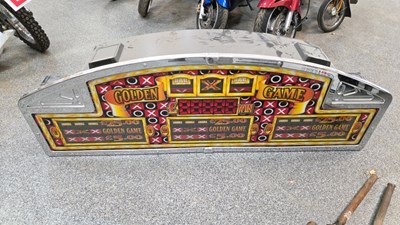 Lot 755 - GOLDEN GAME MACHINE TOP 79" LONG