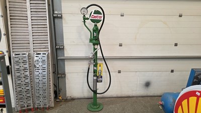 Lot 453 - ORNAMENTAL CASTROL PUMP