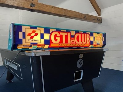 Lot 103 - LARGE ILLUMINATED GTI RACING SIGN (SEGA)