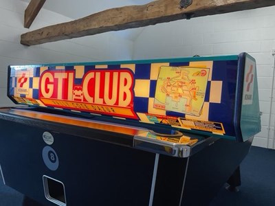 Lot 103 - LARGE ILLUMINATED GTI RACING SIGN (SEGA)