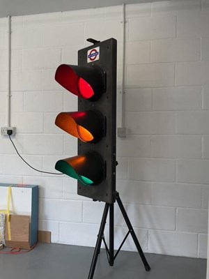 Lot 685 - CITY OF LONDON TRAFFIC LIGHTS ON STAND
