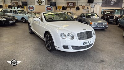 Lot 308 - 2011 BENTLEY CONTINENTAL GTC AUTO