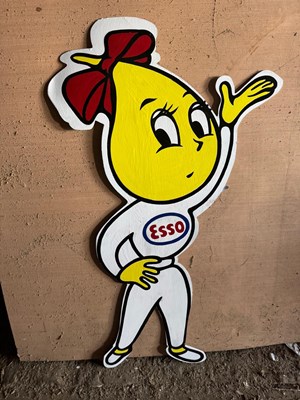 Lot 19 - LARGE MRS DRIP SIGN 39" X 22"