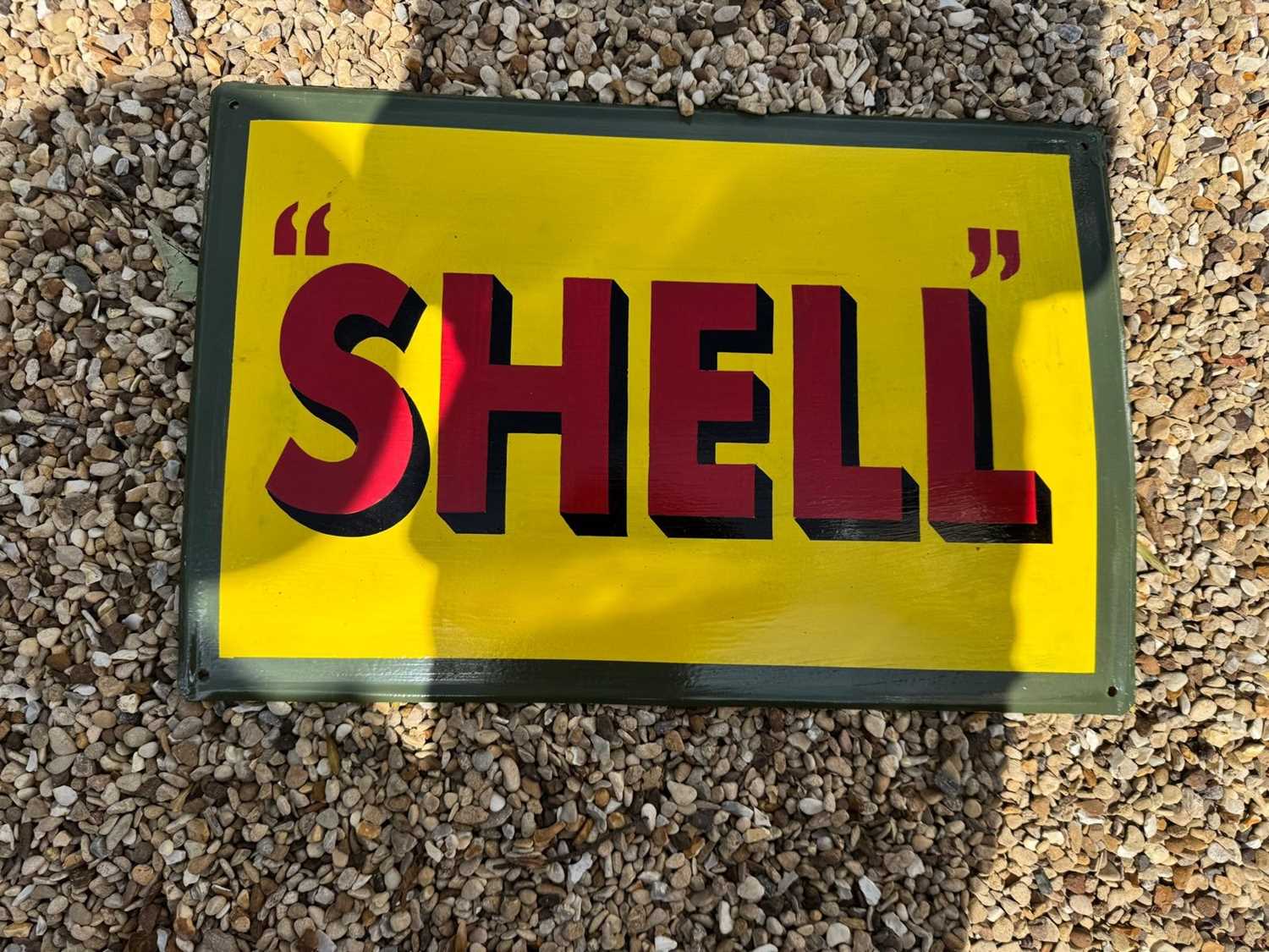 Lot 29 - SHELL PAINTED SIGN 24
