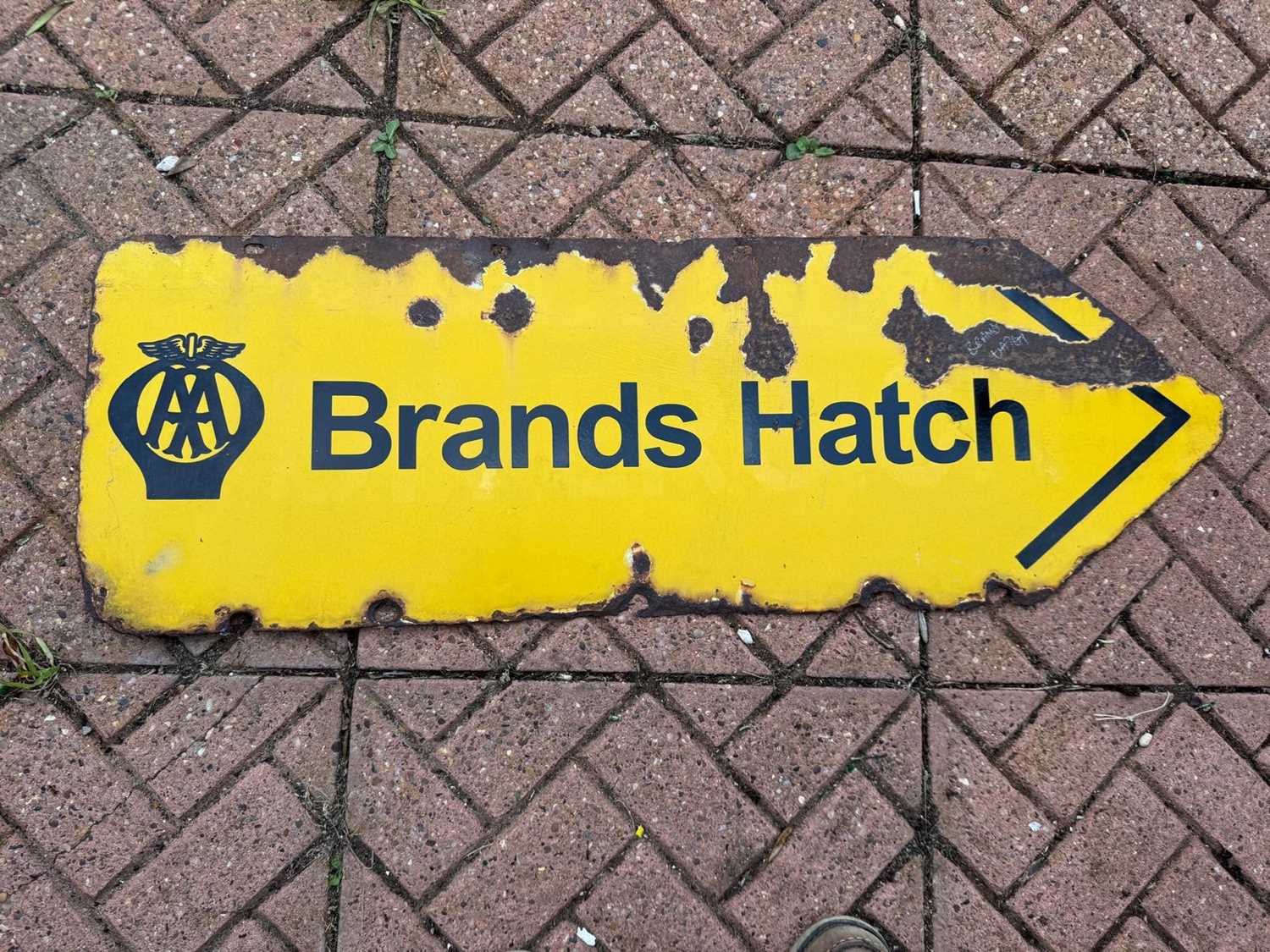 Lot 59 - AA BRANDS HATCH SIGN 36