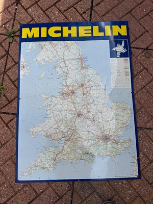 Lot 153 - TIN MICHELIN MAP 34" X 25"