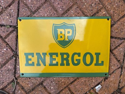 Lot 324 - BP ENERGOL ENAMEL SIGN 14" X 9.5"