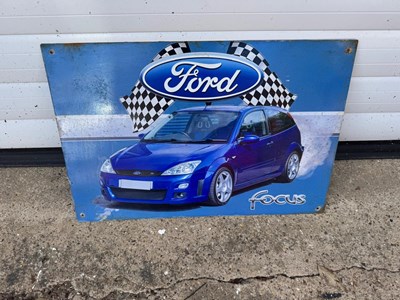 Lot 493 - FORD FOCUS SIGN 18" X 12"