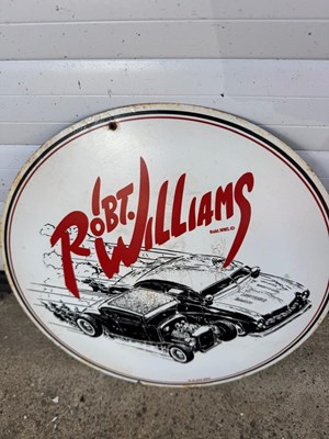 Lot 651 - ROBERT WILLIAMS SIGN 14" DIA