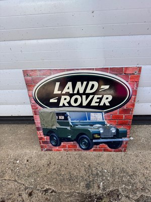 Lot 667 - LAND ROVER SIGN 12" X 12"