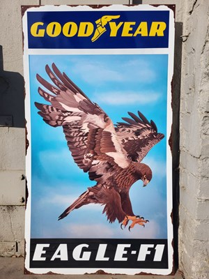 Lot 647 - GOOD YEAR METAL SIGN 26" X 46"