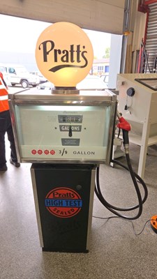Lot 313 - PRATT'S VINTAGE PETROL PUMP
