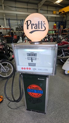 Lot 313 - PRATT'S VINTAGE PETROL PUMP
