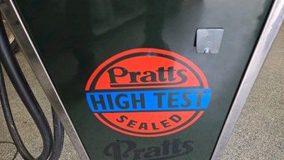 Lot 313 - PRATT'S VINTAGE PETROL PUMP