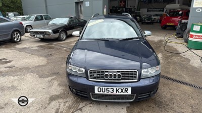 Lot 99 - 2003 AUDI S4 QUATTRO AUTO