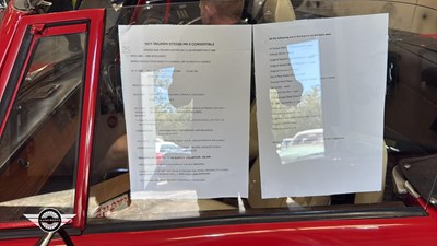 Lot 818 - 1971 TRIUMPH VITESSE