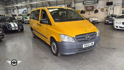 Lot 844 - 2012 MERCEDES-BENZ VITO 110 CDI TRAVELINER