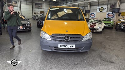 Lot 844 - 2012 MERCEDES-BENZ VITO 110 CDI TRAVELINER