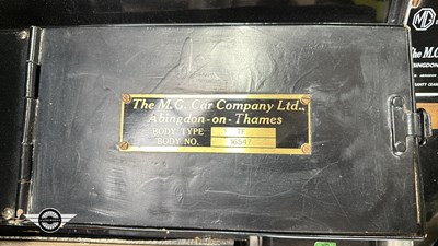 Lot 618 - 1954 MG TF