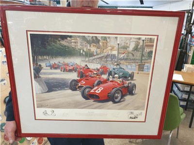 Lot 524 - GRAND PRIX IN PHOTO FRAME