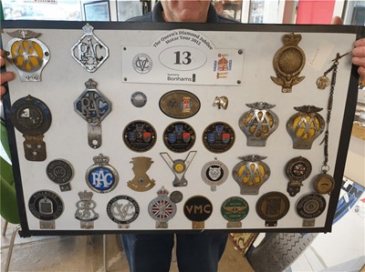 Lot 525 - BOARD OF BADGES