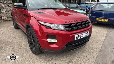 Lot 717 - 2012 LAND ROVER RANGE ROVER EVOQUE DYNAMICSD4A